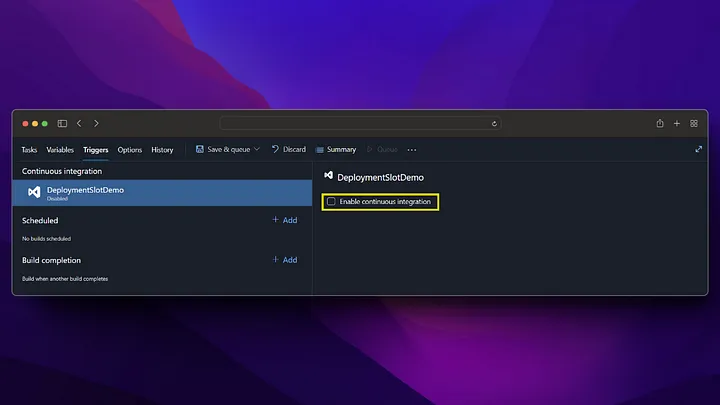 Azure deployment