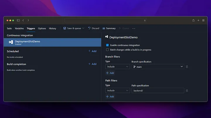 Azure deployment