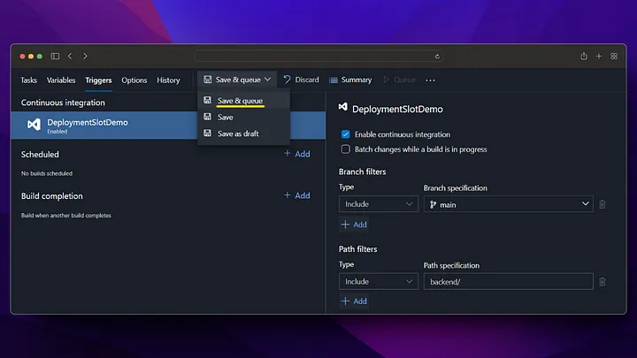Azure deployment