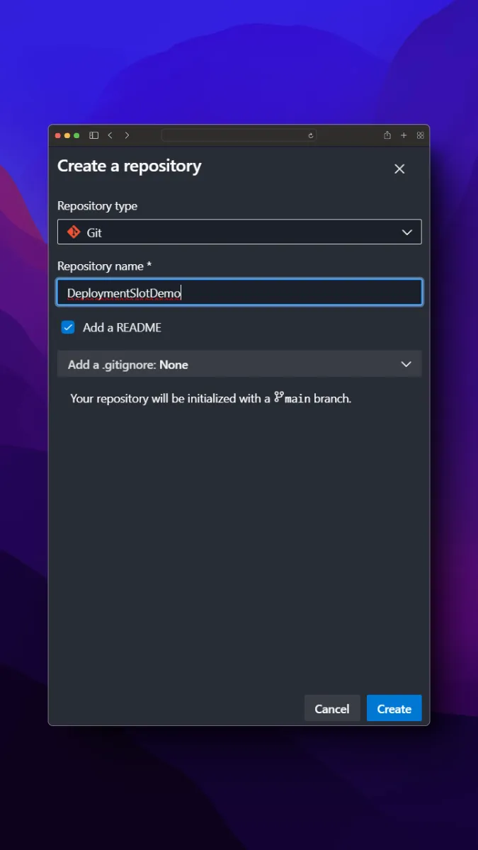 Azure deployment