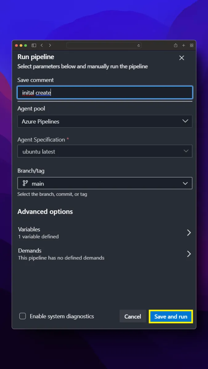 Azure deployment