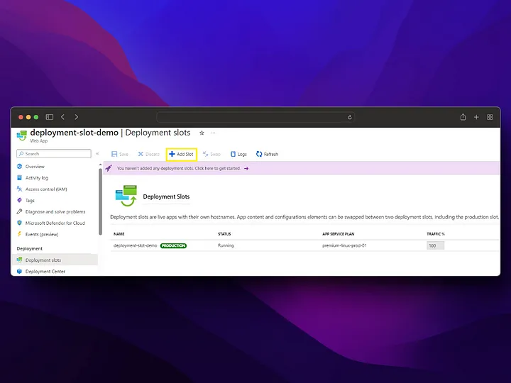 Azure deployment