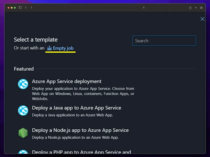 Azure deployment