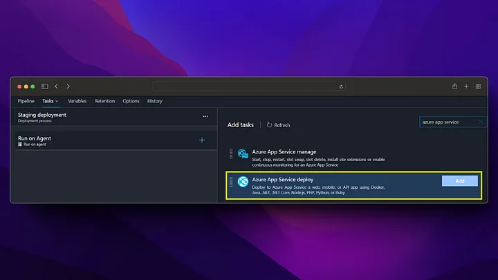 Azure deployment