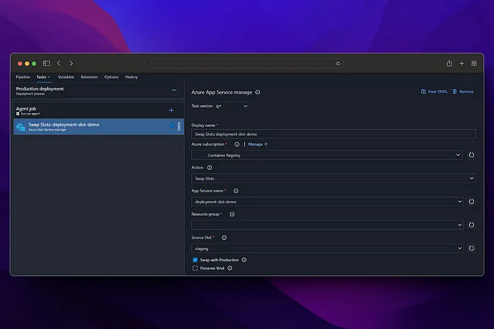 Azure deployment